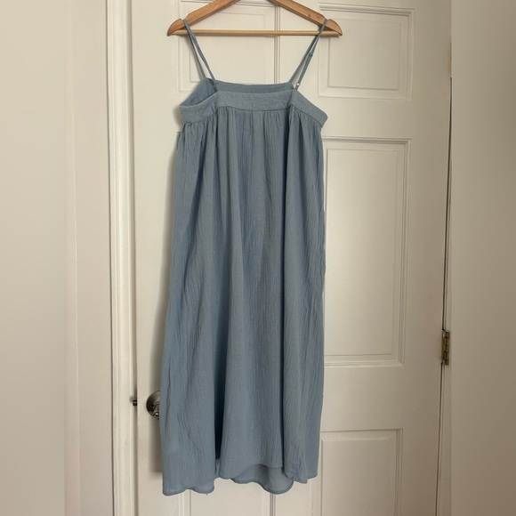 H&M Blue Sleeveless Spaghetti Strap Sundress - Picture 3 of 6